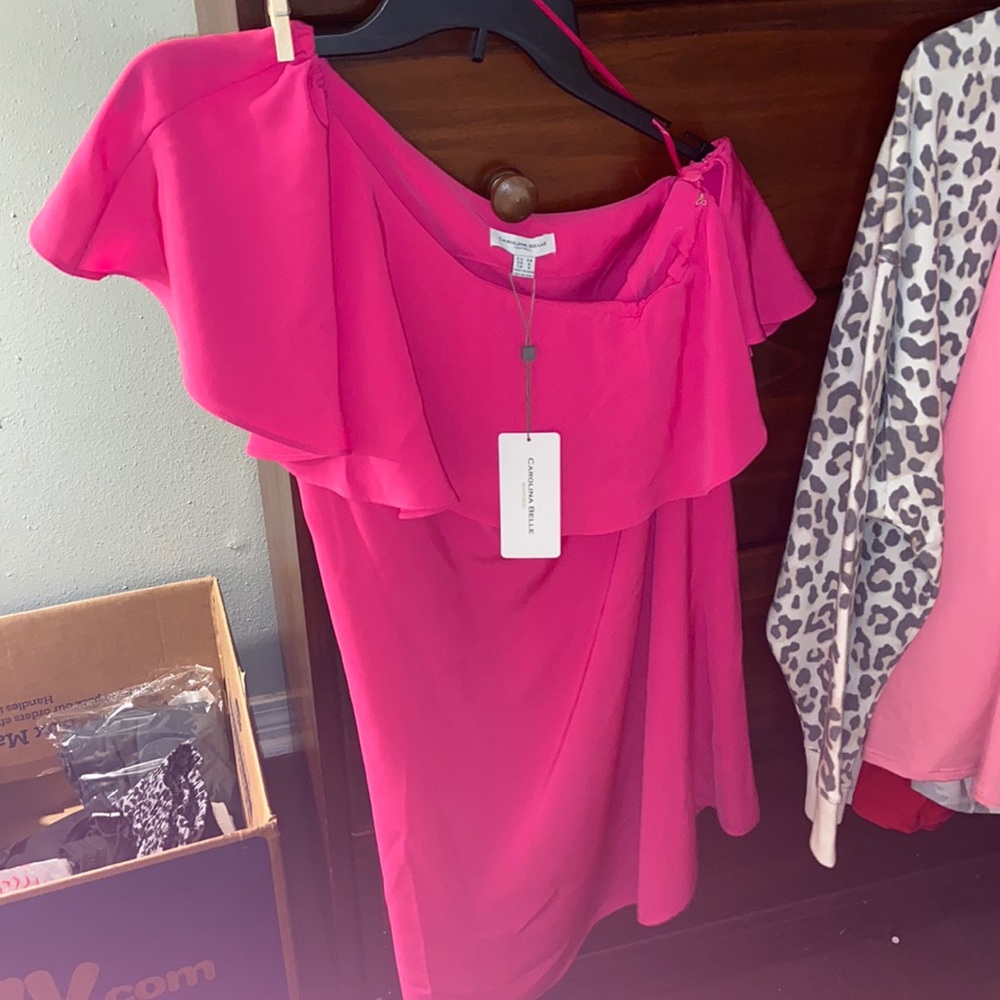 one shoulder dress